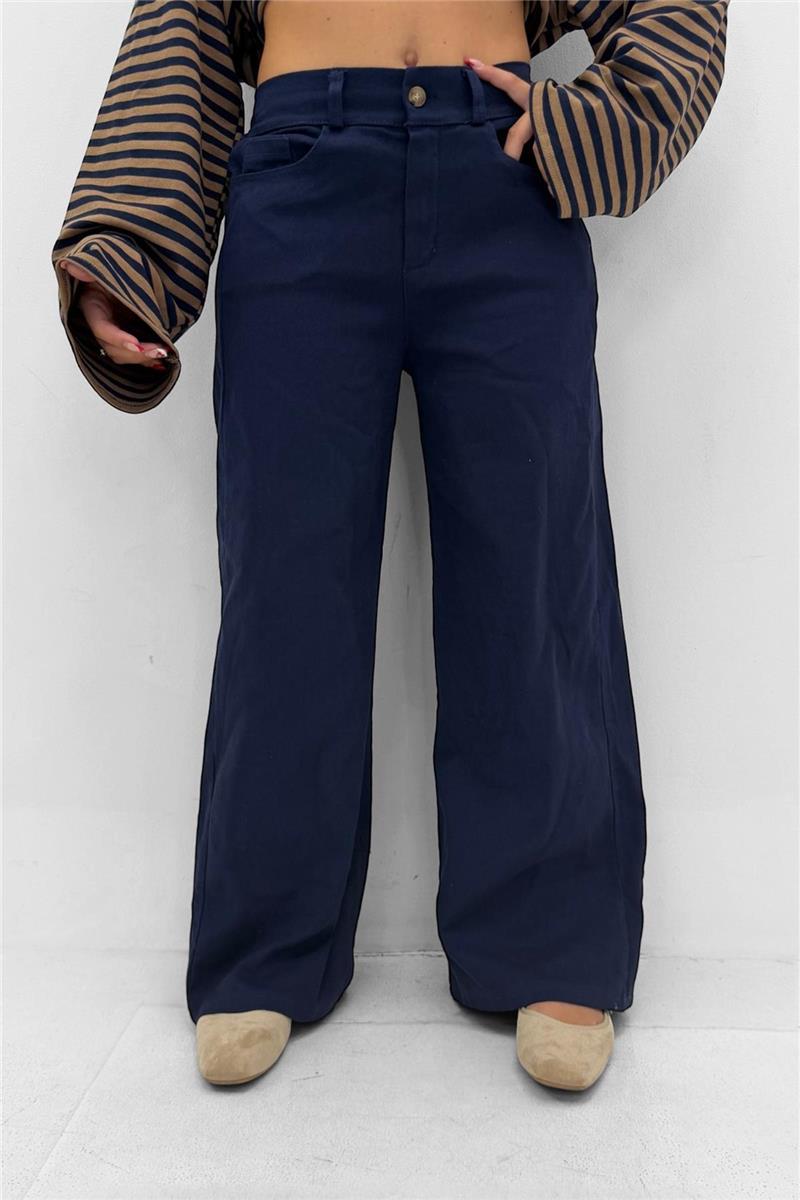 pantalone con elastico in vita couleur